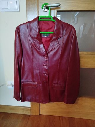Chaqueta piel roja Sheinolan