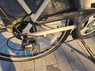 Bicicleta de aluminio blanca 26 pulgadas