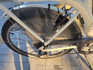 Bicicleta de aluminio blanca 26 pulgadas