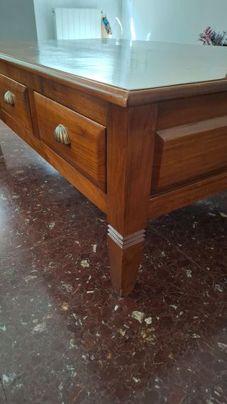 Mesa centro madera maciza