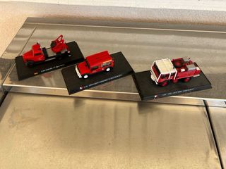 8 Miniaturas Camiones Bomberos