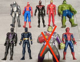 8 Figuras Marvel