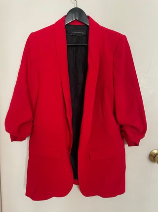 Chaqueta Zara roja - M