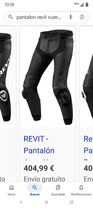 Pantalones moto Revit 48 cortos