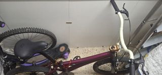 BMX Monty morada - Cambio posible