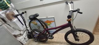 BMX Monty morada - Cambio posible