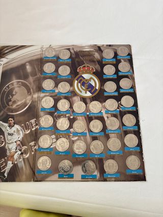 Álbum Monedas Real Madrid - Leyendas