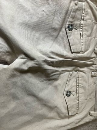 Pantalones chinos Mango beige elásticos