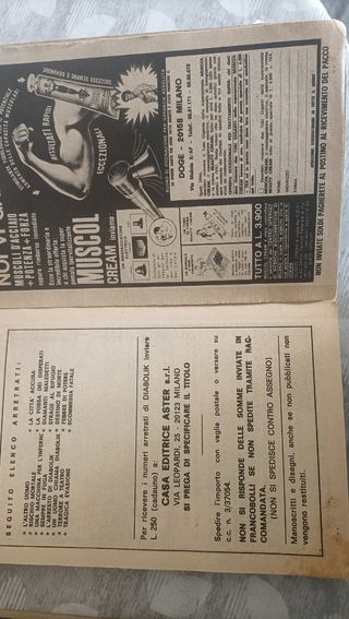 6 Fumetti Diabolik Vintage