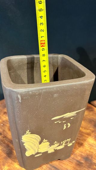 MACETA YIXING CASCADA BONSAI 12x12×18,5 cm