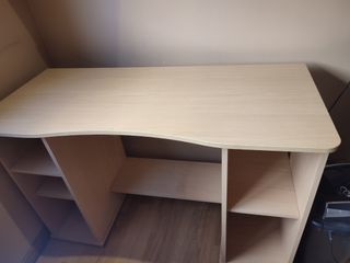 Escritorio madera color beige