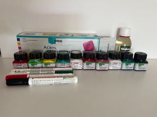 Pinturas acrílicas Kreul + rotuladores