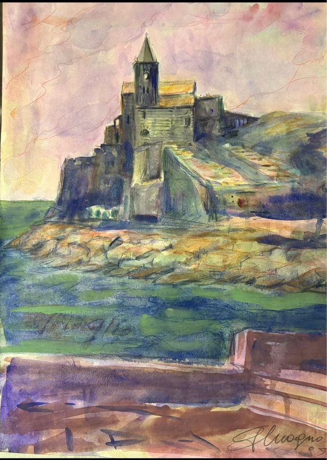 Acquarello Portovenere 33x47cm