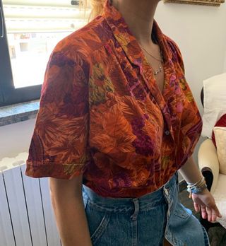 Camicia vintage Monique floreale