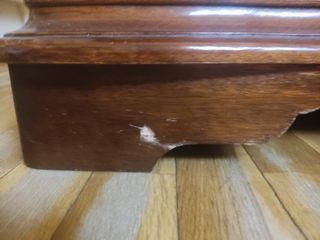 Arcón antiguo madera tallada