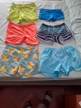 6 bañadores variados