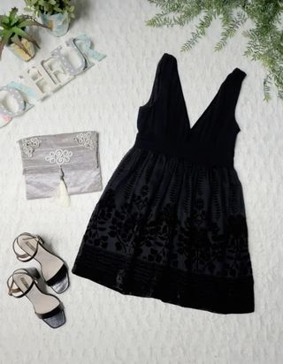 Vestido negro H&M talla L