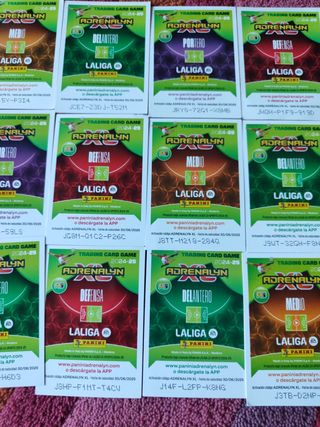 12 Cromos Adrenalyn XL 24-25