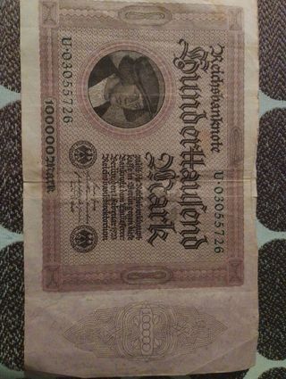 Billete 10000 marcos Alemania