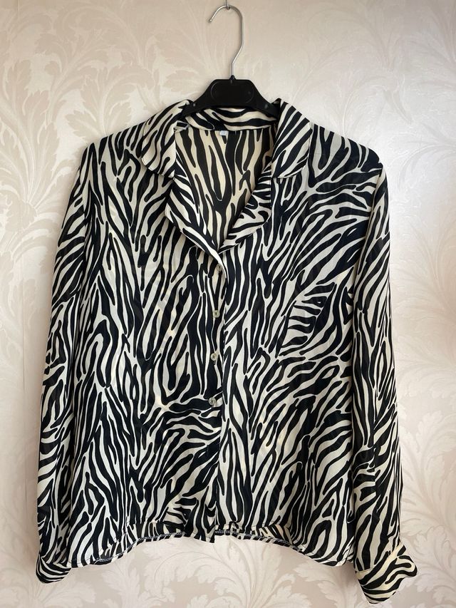 Blusa zebra vintage