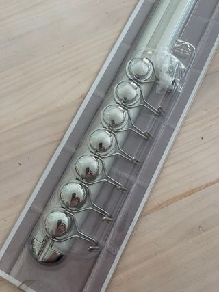 Barra con ganchos 45.5cm Home Creation