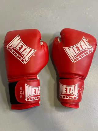 Luvas Boxe Metal Boxe 6oz - Vermelhas