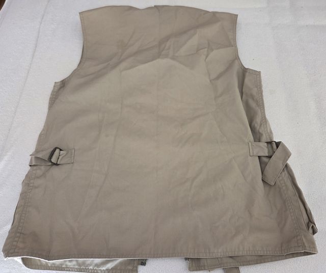 Chaleco beige fotografía safari