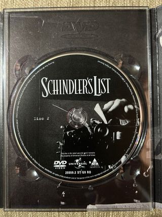 DVD La Lista de Schindler (Schindler's List)