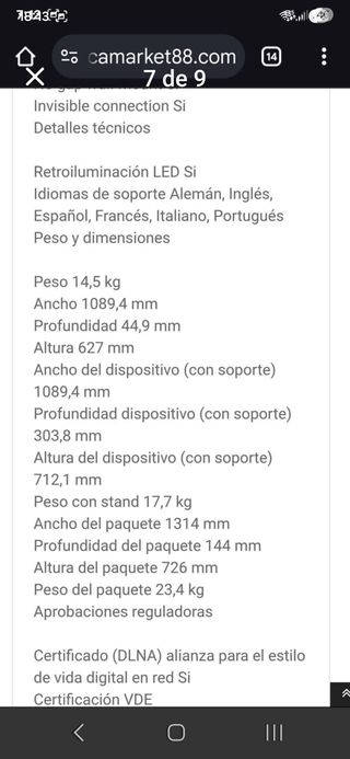 TV Samsung QE49Q7FAMTXXC QLED 4K smartv 49" UHD.