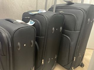 Juego 3 maletas extensible tela nueva