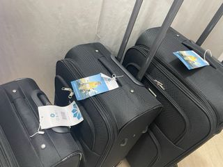 Juego 3 maletas extensible tela nueva