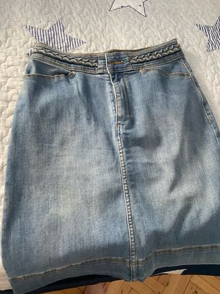 Falda vaquera Pedro del Hierro Talla M(38).