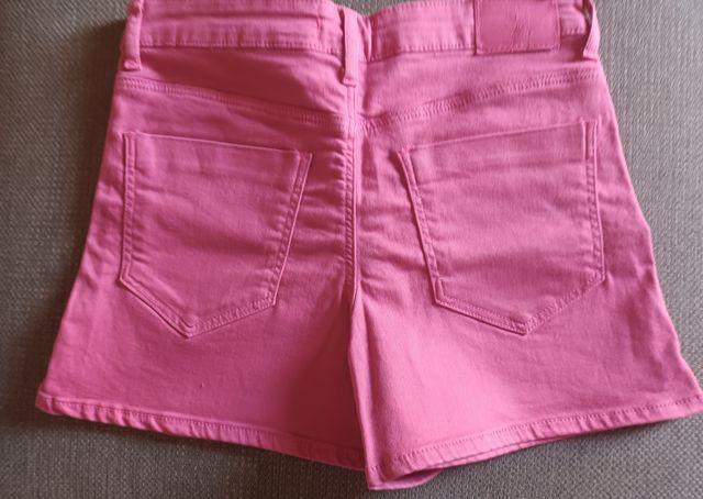 Shorts rosa mujer
