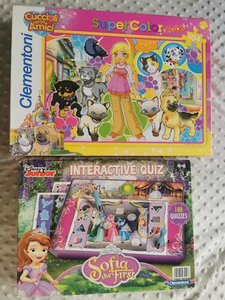 Lote juegos Clementoni: ¡Puzzle + Interactivo!