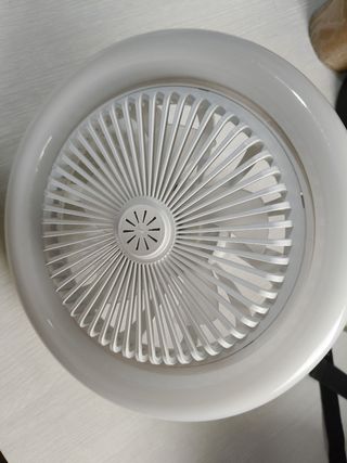 Ventilador techo blanco para casquillo