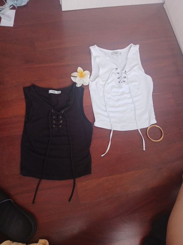 Tops inside negros y blancos - Talla XS