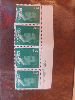 Sello Rey Juan Carlos 3 pesetas