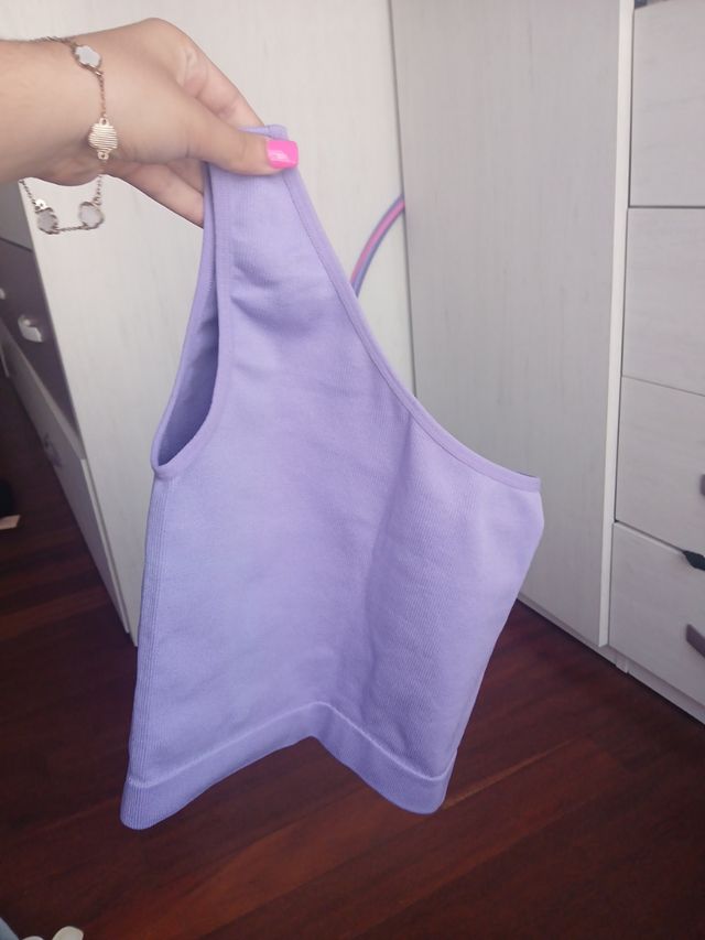Tops verano - morado y azul