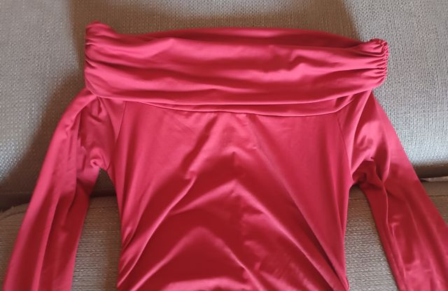 Vestido rojo ajustado - Talla XS