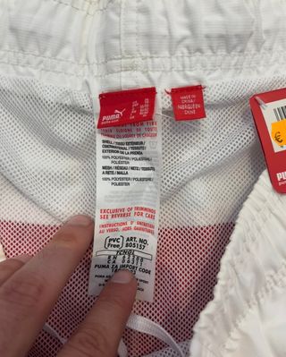 Bañador Puma Rojo-Blanco XL