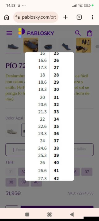 Zapatos Pablosky niño azul marino