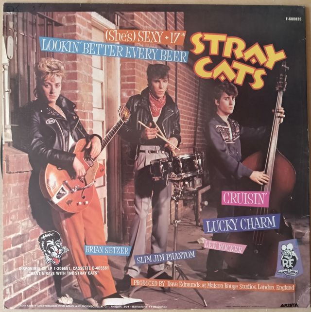 Stray Cats. (She's) Sexy + 17.  Maxi-Single 1983.