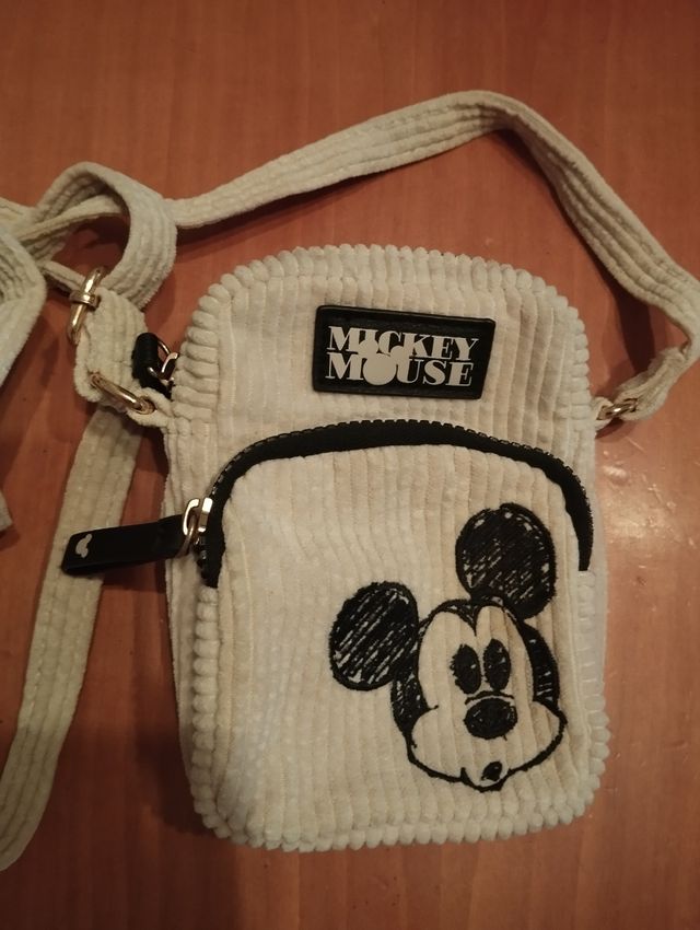 Bolso Mickey Mouse beige