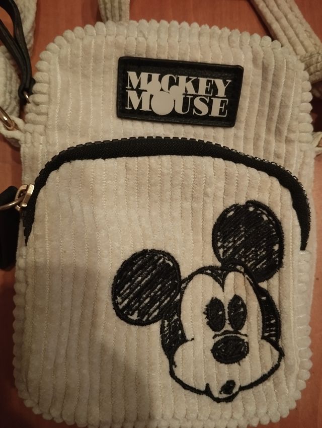 Bolso Mickey Mouse beige