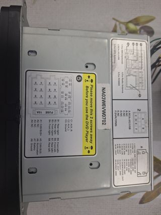 Pantalla multimedia DVD GPS Bluetooth grupo VW