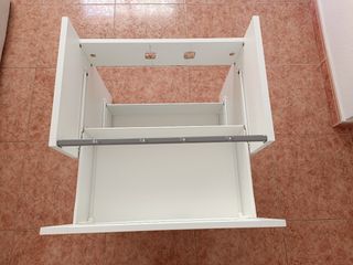 Mueble baño blanco 2 cajones