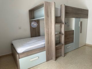 Cama tren reversible LUPY - juvenil