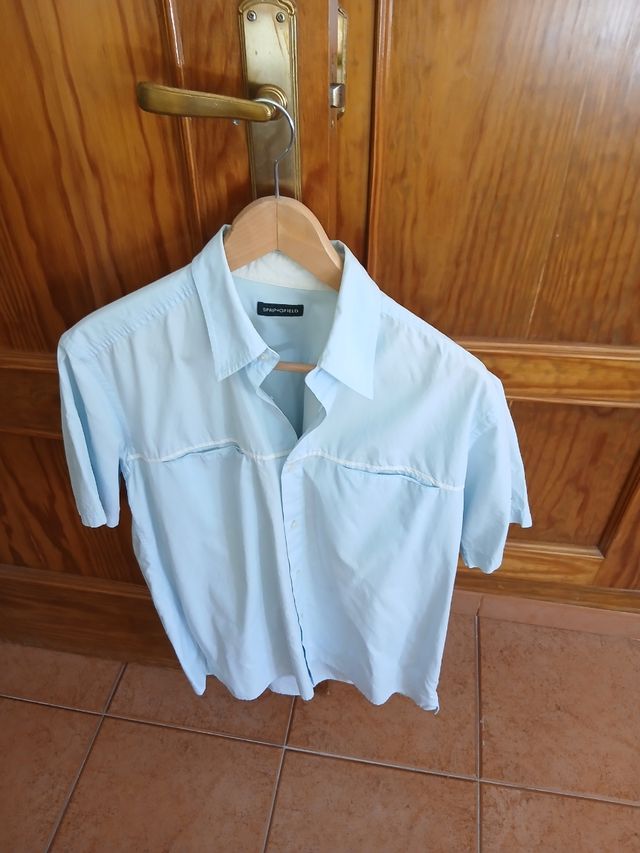 2 camisas hombre manga corta - Lonsdale, Springfie