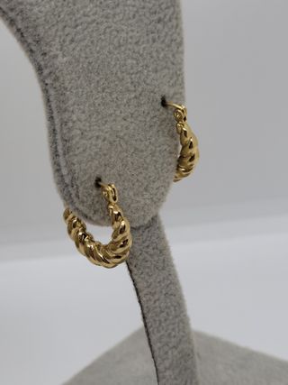 Aros dorados acero quirúrgico