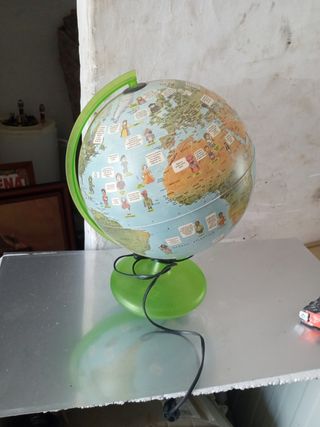 Globo terráqueo educativo